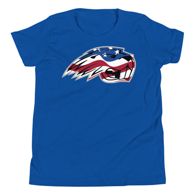 Pratt Community College USA Beaver Youth Staple Tee