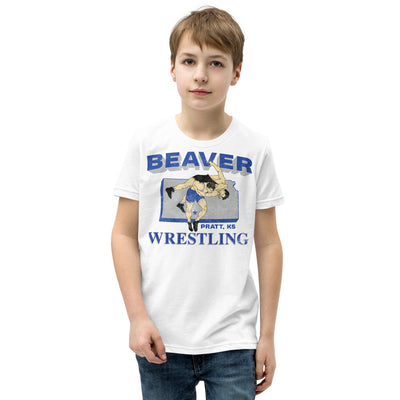 Pratt Community College Beaver Wrestling KS Youth Staple Tee