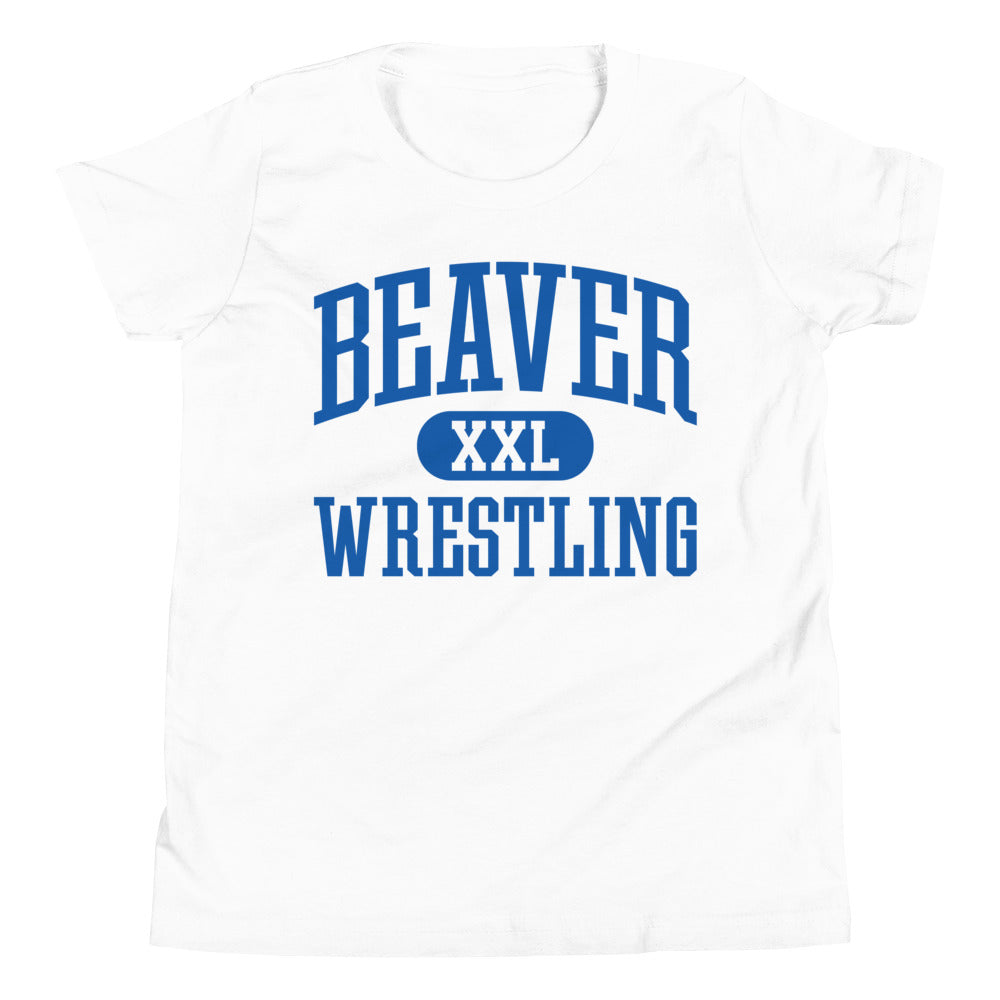 Pratt Community College Beaver XXL Wrestling Youth Short Sleeve T-Shirt