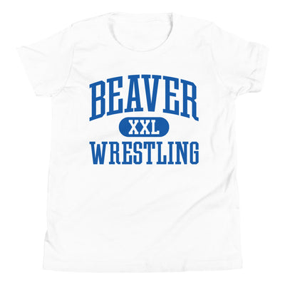 Pratt Community College Beaver XXL Wrestling Youth Short Sleeve T-Shirt