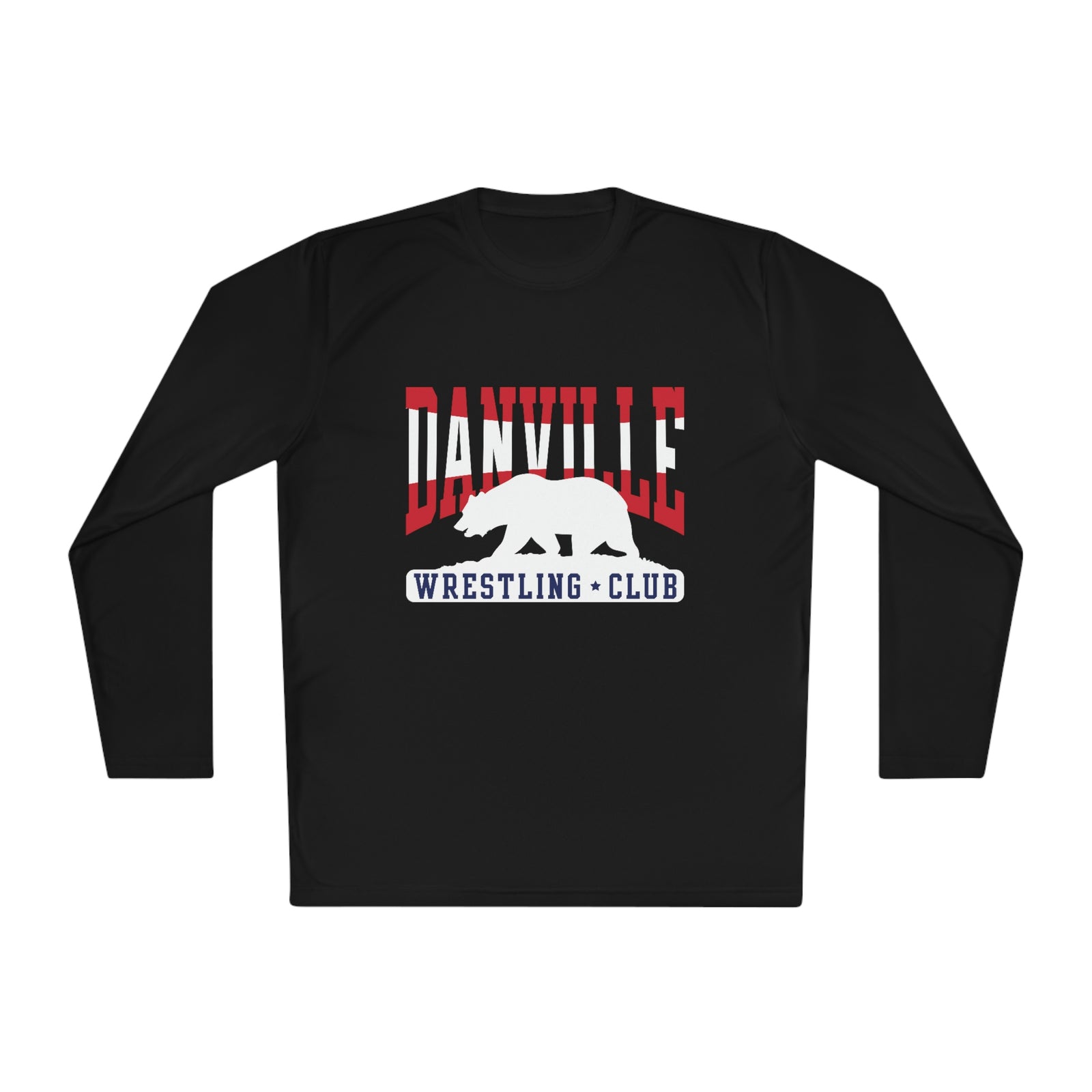 Danville Wrestling Club Black Unisex Moisture Absorbing Tee
