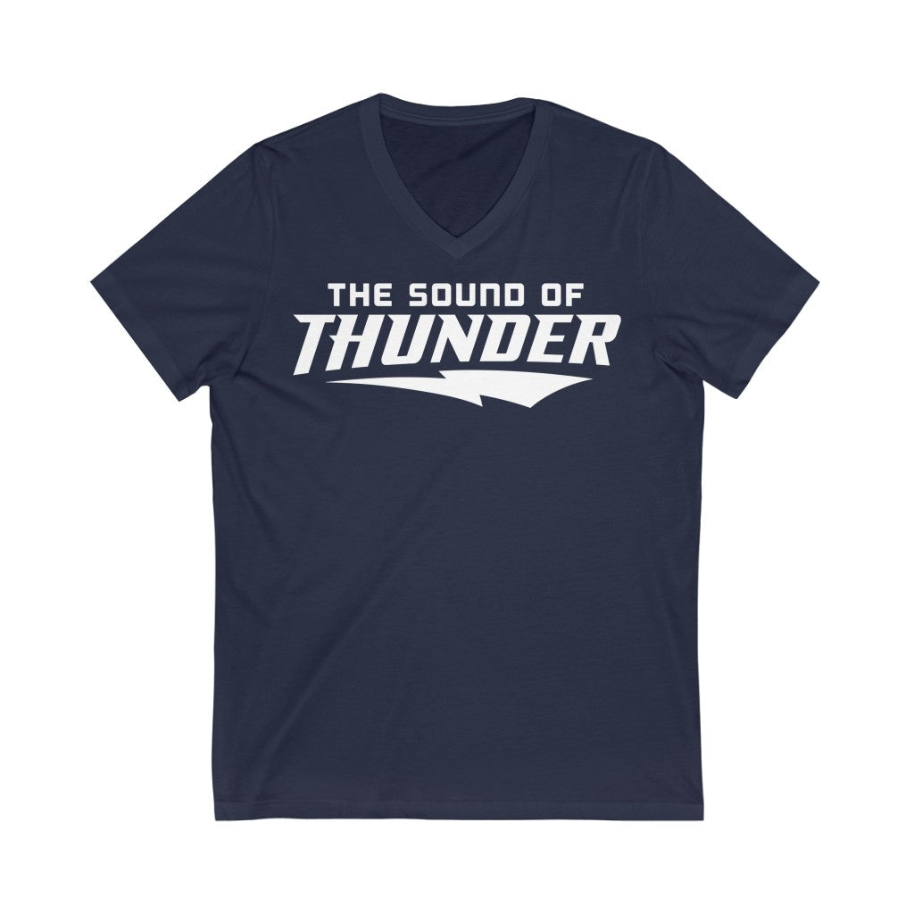 SJA Thunder Unisex Jersey Short Sleeve V-Neck Tee