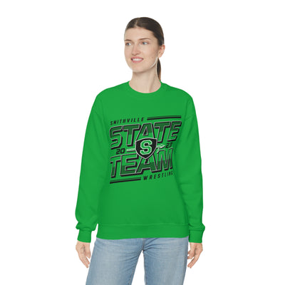 Smithville MO HS STATE 2023 - GIRLS Unisex Heavy Blend™ Crewneck Sweatshirt