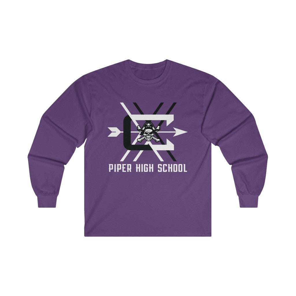 Piper High School Pirates XC Ultra Cotton Long Sleeve Tee
