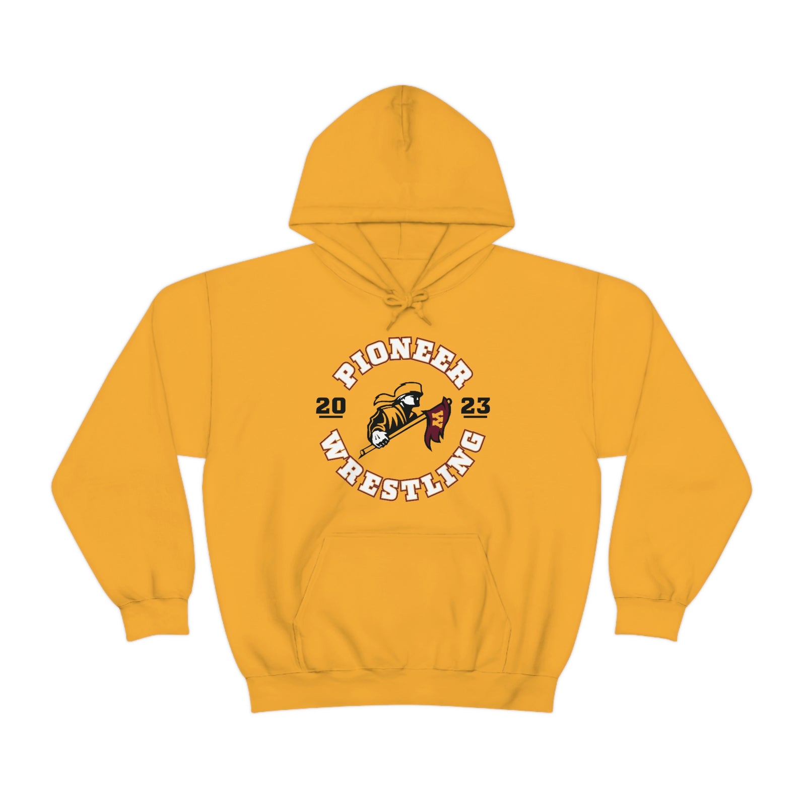 Wichita West High School Wrestling (Front Only) Unisex Heavy Blend™ Hooded Sweatshirt