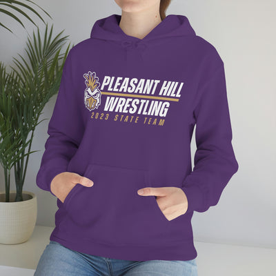 Pleasant Hill Youth Wrestling Kids State 2023 Unisex Heavy Blend™ Hooded Sweatshirt