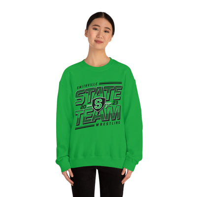 Smithville MO HS STATE 2023 - GIRLS Unisex Heavy Blend™ Crewneck Sweatshirt
