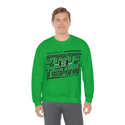 Smithville MO HS STATE 2023 - GIRLS Unisex Heavy Blend™ Crewneck Sweatshirt