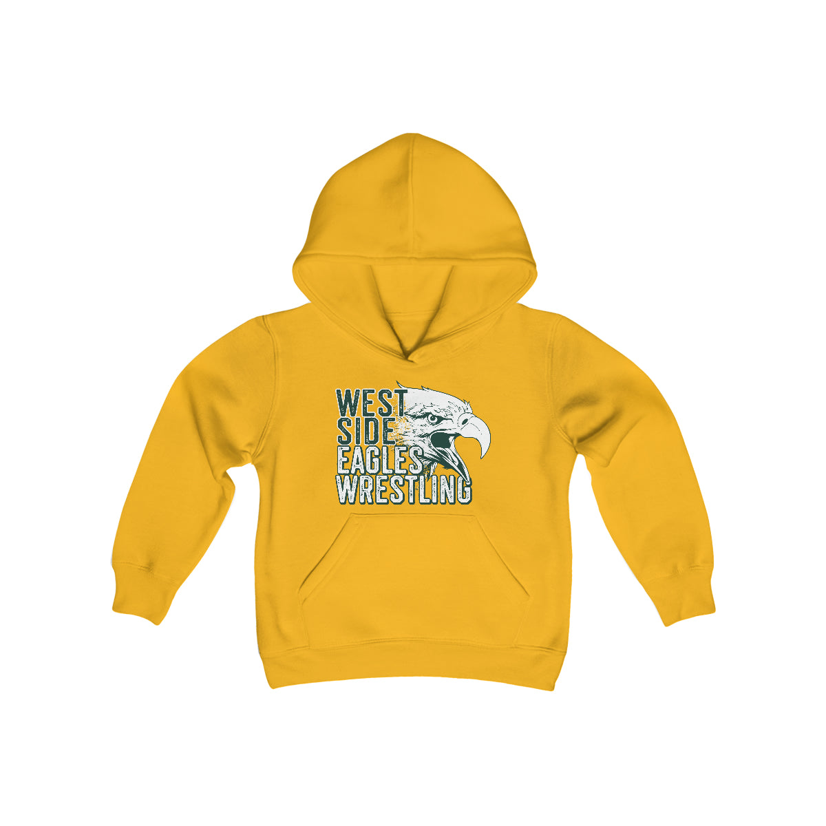 West Side Eagles Wrestling Youth Heavy Blend Hooded Sweatshirt