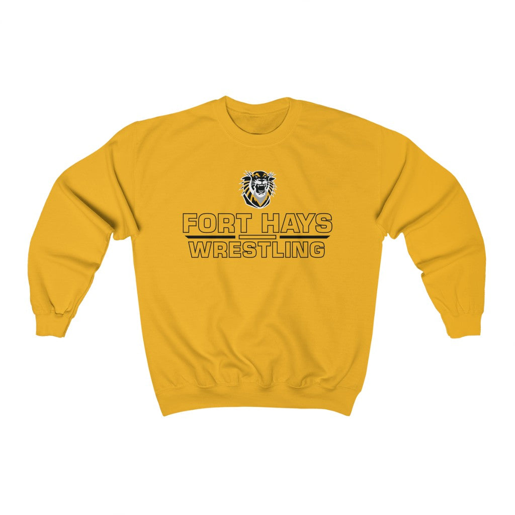 Fort Hays State University Wrestling Unisex Heavy Blend™ Crewneck Sweatshirt