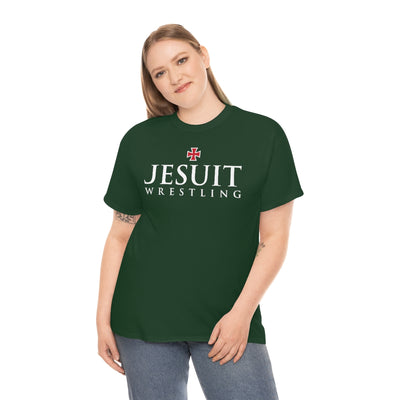 Strake Jesuit Wrestling Forest Unisex Heavy Cotton Tee