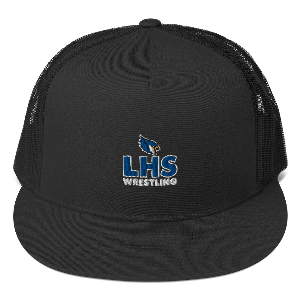 Liberty High School Wrestling  5 Panel Trucker Cap
