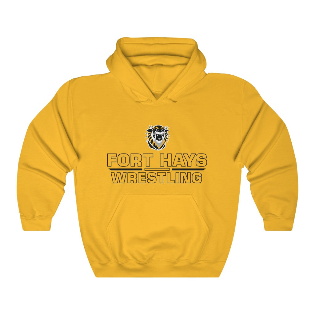 Fort Hays State University Wrestling Unisex Heavy Blend™ Hooded Sweatshirt