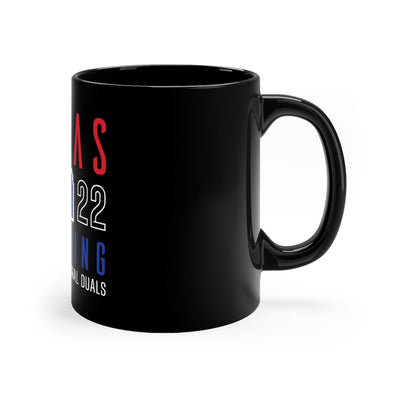 USAW KS Black Coffee Mug, 11oz