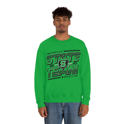 Smithville MO HS STATE 2023 - GIRLS Unisex Heavy Blend™ Crewneck Sweatshirt
