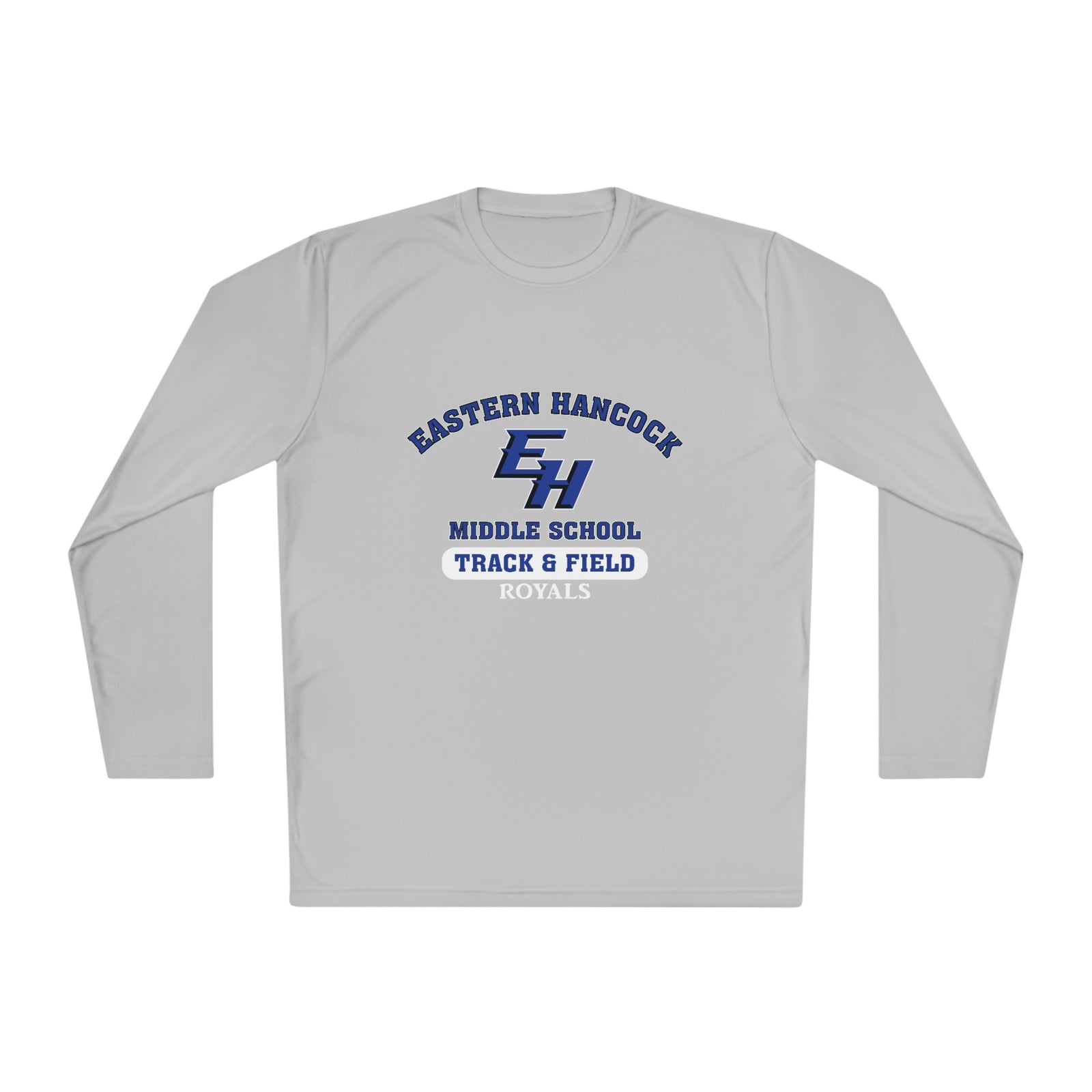 Eastern Hancock MS Track Royals Unisex Moisture Absorbing Tee