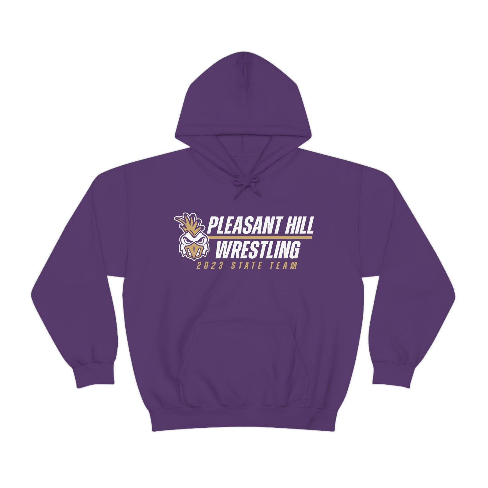 Pleasant Hill Youth Wrestling Kids State 2023 Unisex Heavy Blend™ Hooded Sweatshirt