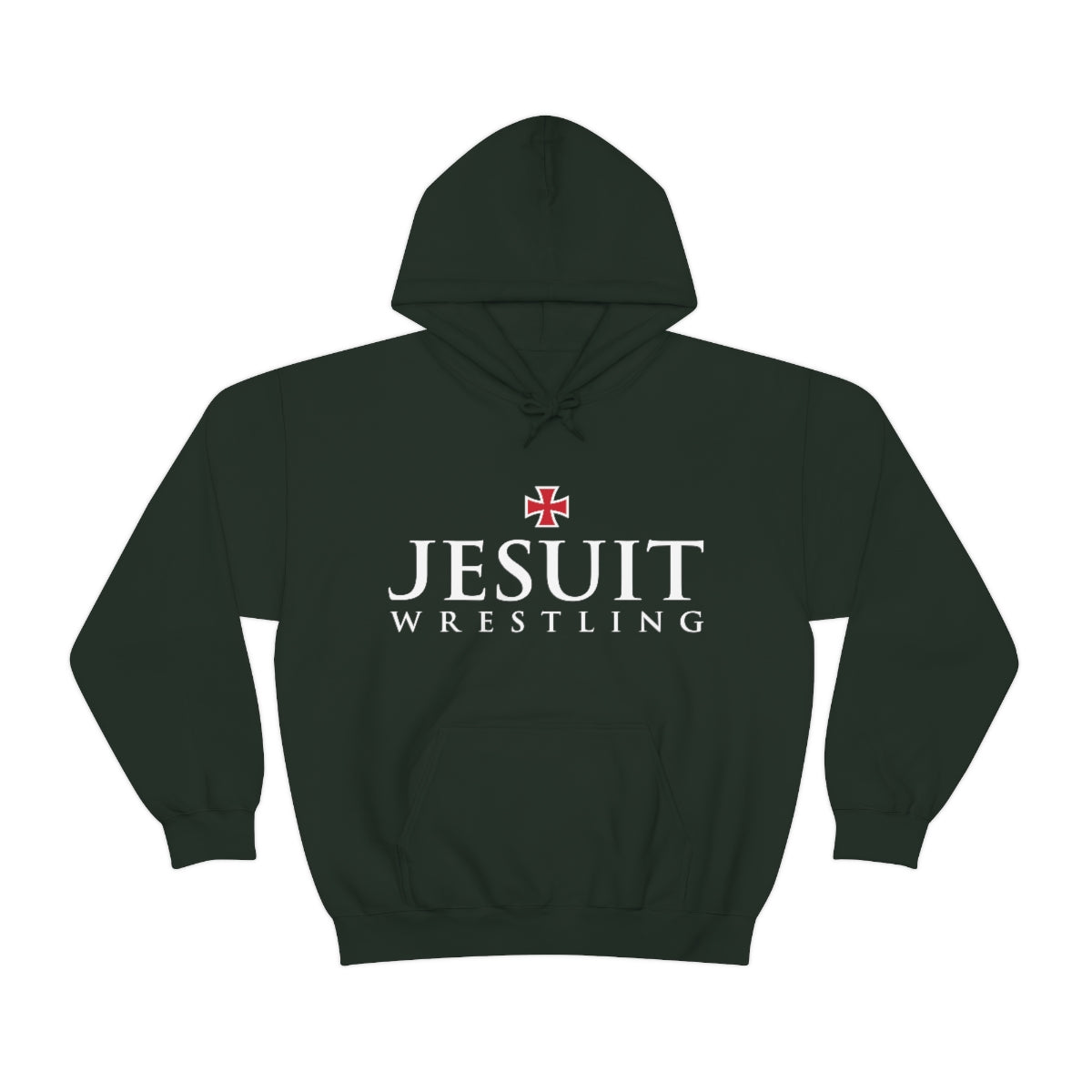 Strake Jesuit Wrestling Forest Unisex Heavy Blend™ Hooded Sweatshirt