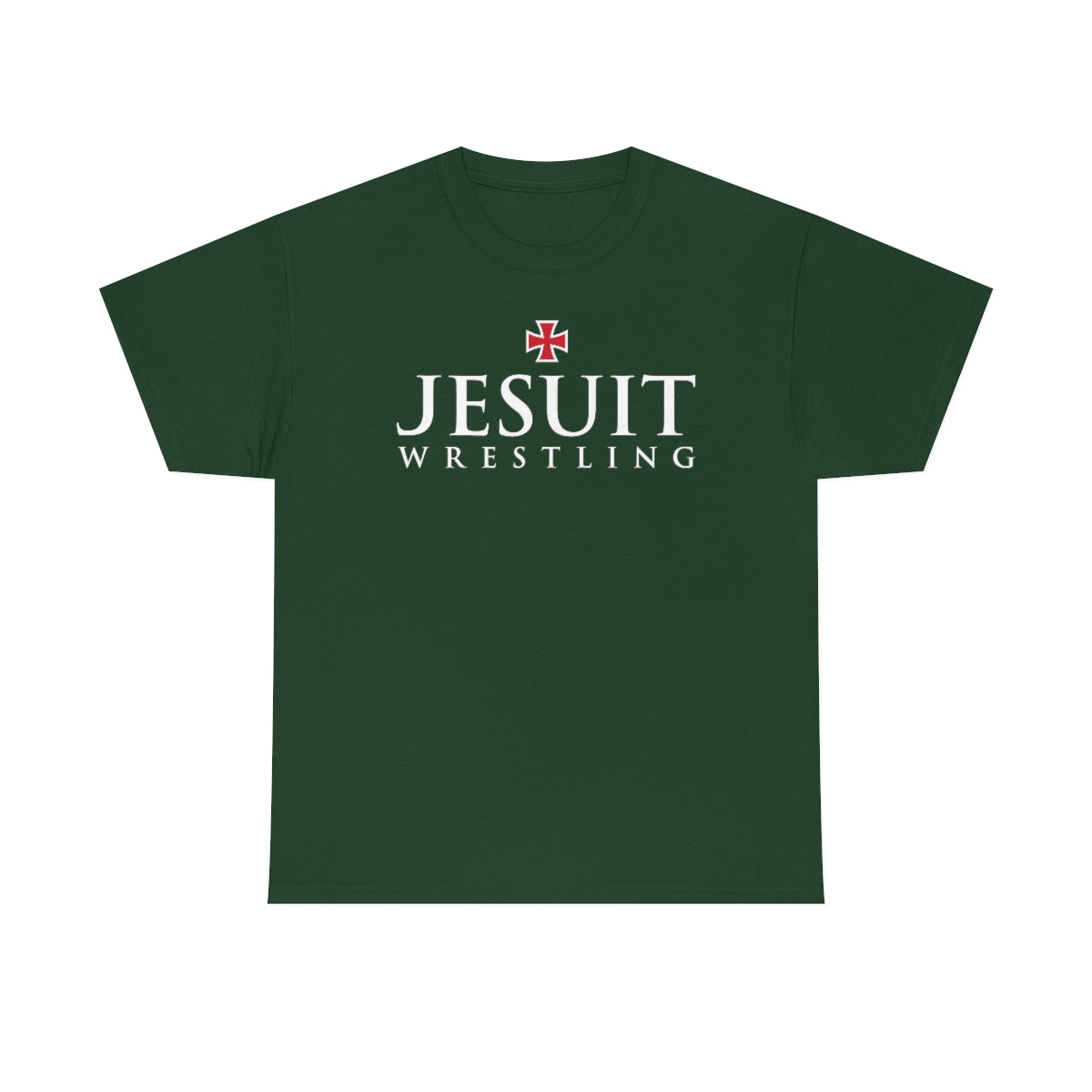 Strake Jesuit Wrestling Forest Unisex Heavy Cotton Tee