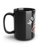 Lion Elite Wrestling Black Glossy Mug, 15oz