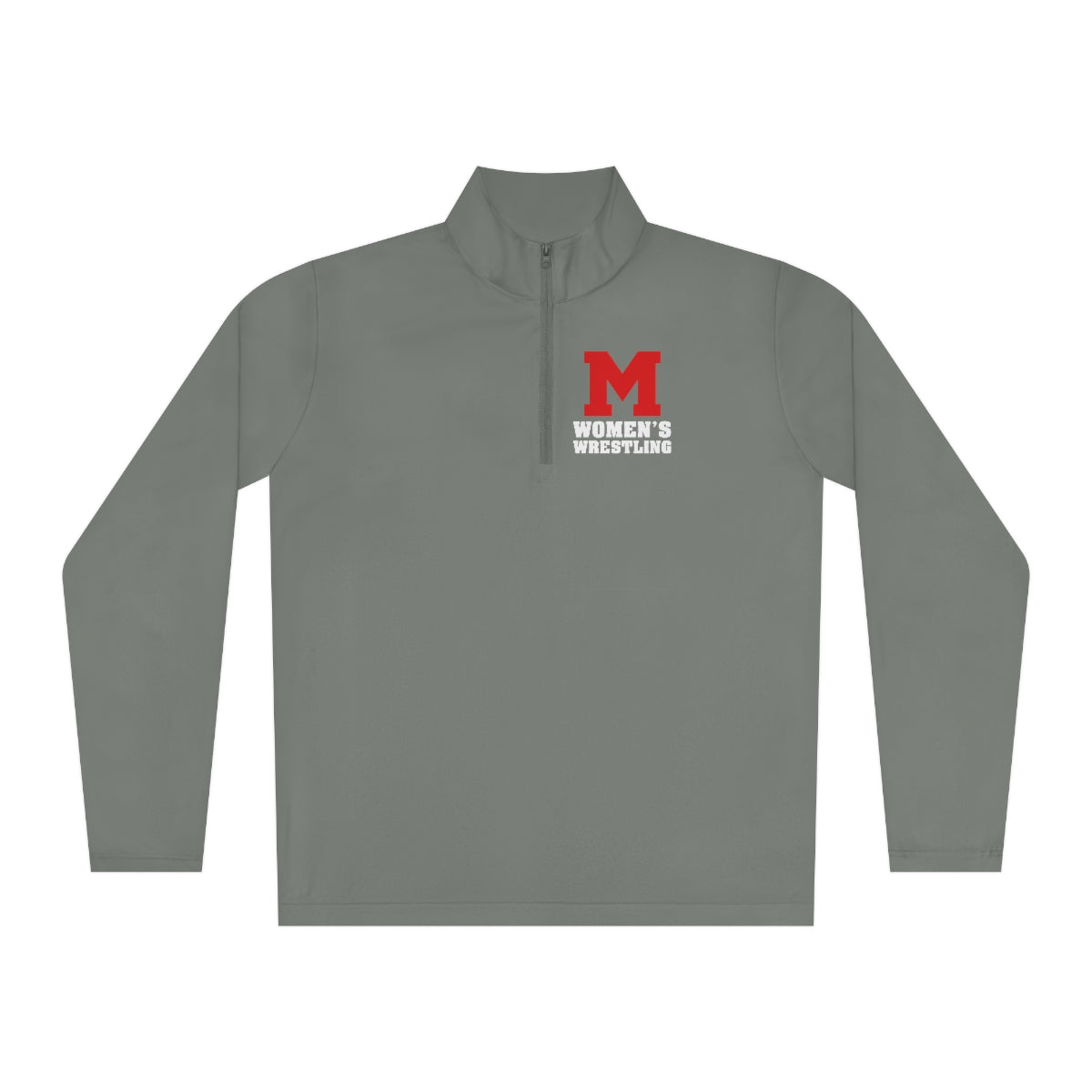 M Women's Wrestling Unisex Quarter-Zip Pullover
