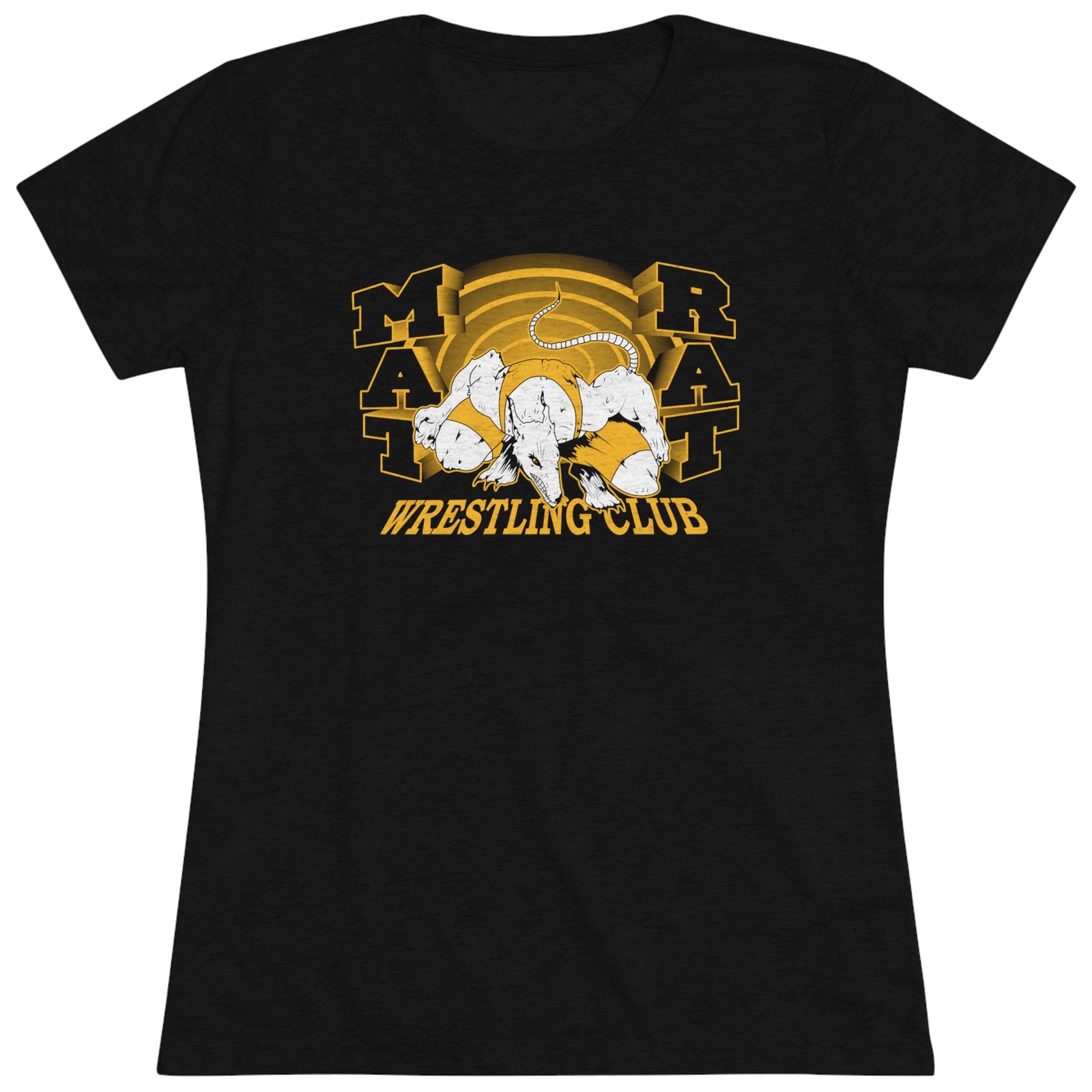 Mat Rat Wrestling Womens Triblend Tee