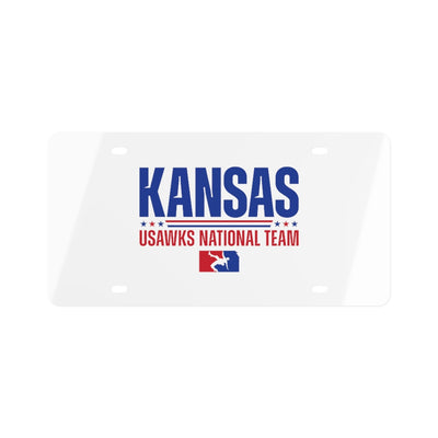USAW KS National Team License Plate
