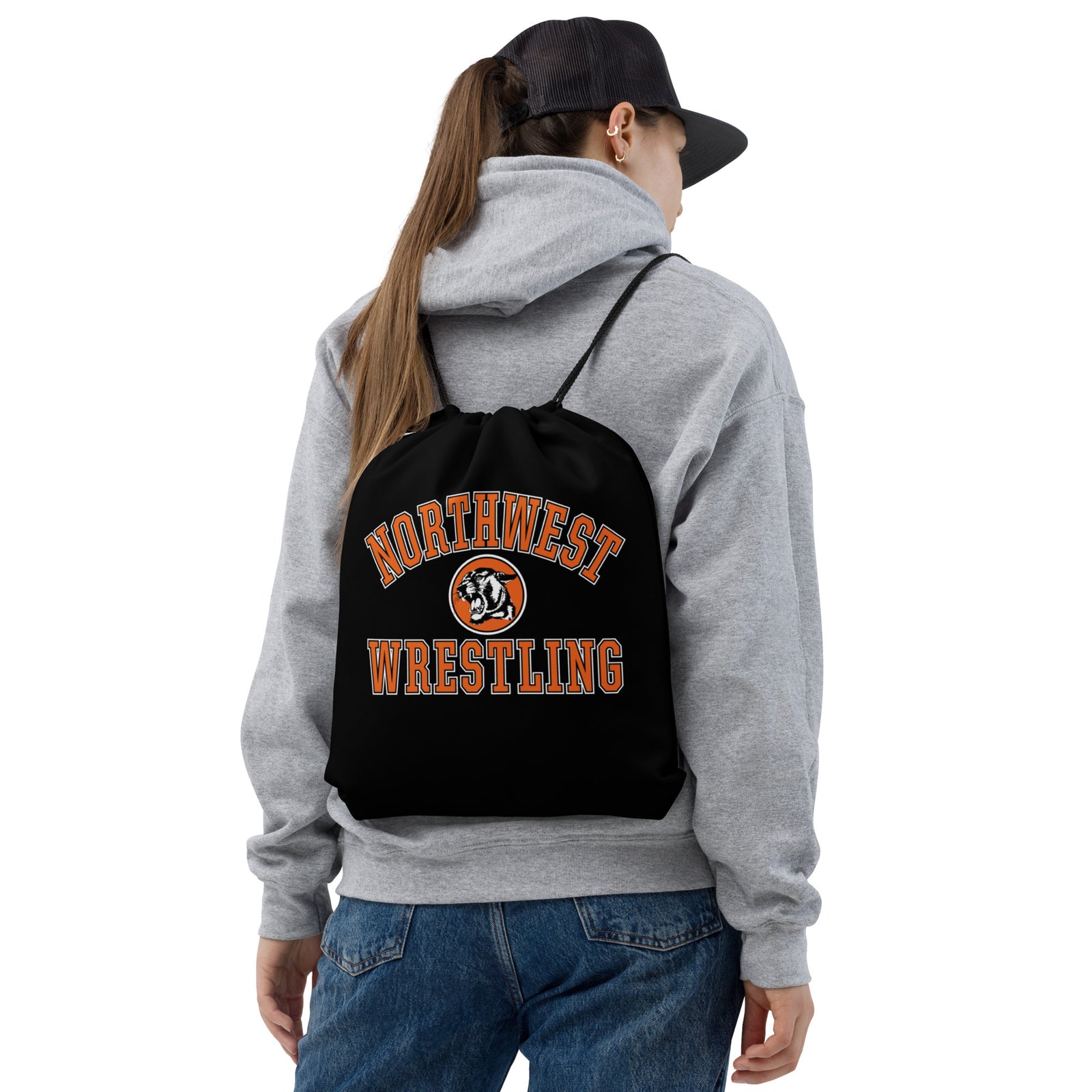 Northwest Wrestling Drawstring bag