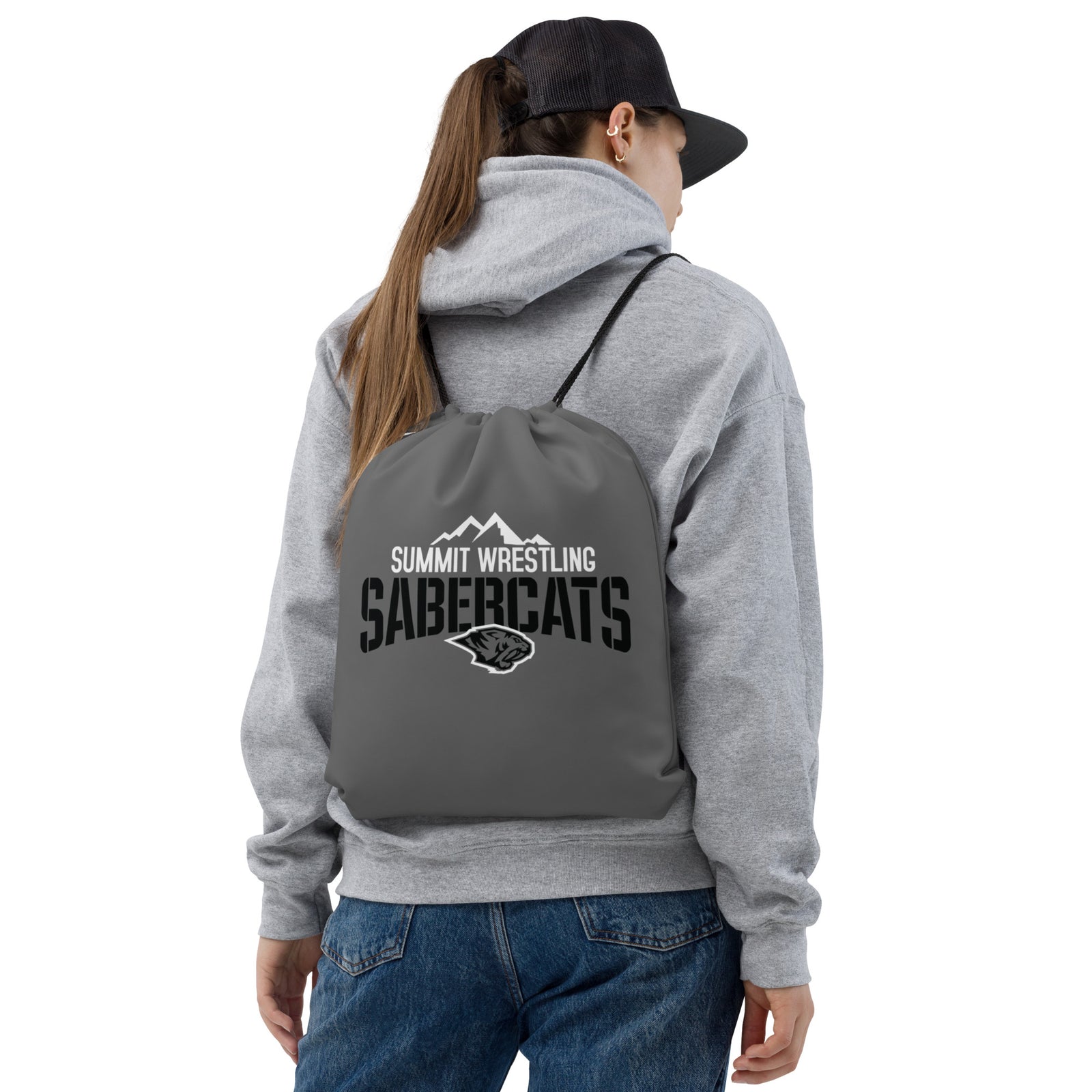 Summit Wrestling Sabercats Drawstring bag