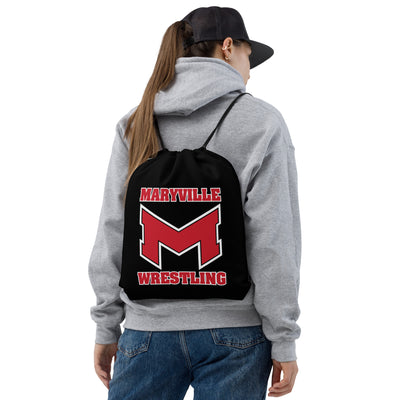 Maryville University  Maryville Wrestling All-Over Print Drawstring Bag