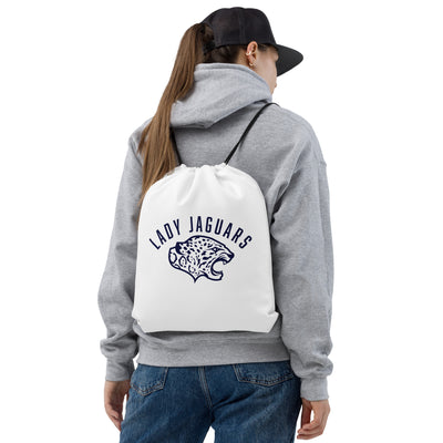 Mill Valley Lady Jaguars All-Over Print Drawstring Bag