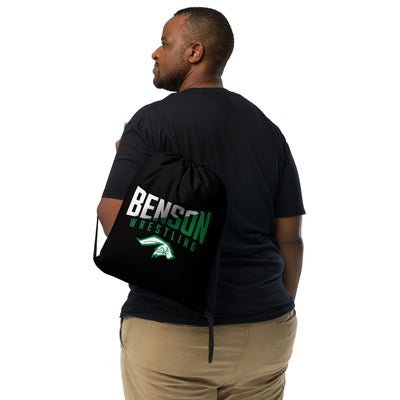 Benson Wrestling  All-Over Print Drawstring Bag