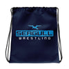 Seagull Wrestling Drawstring Bag