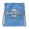 Wichita East High School Volleyball Drawstring bag
