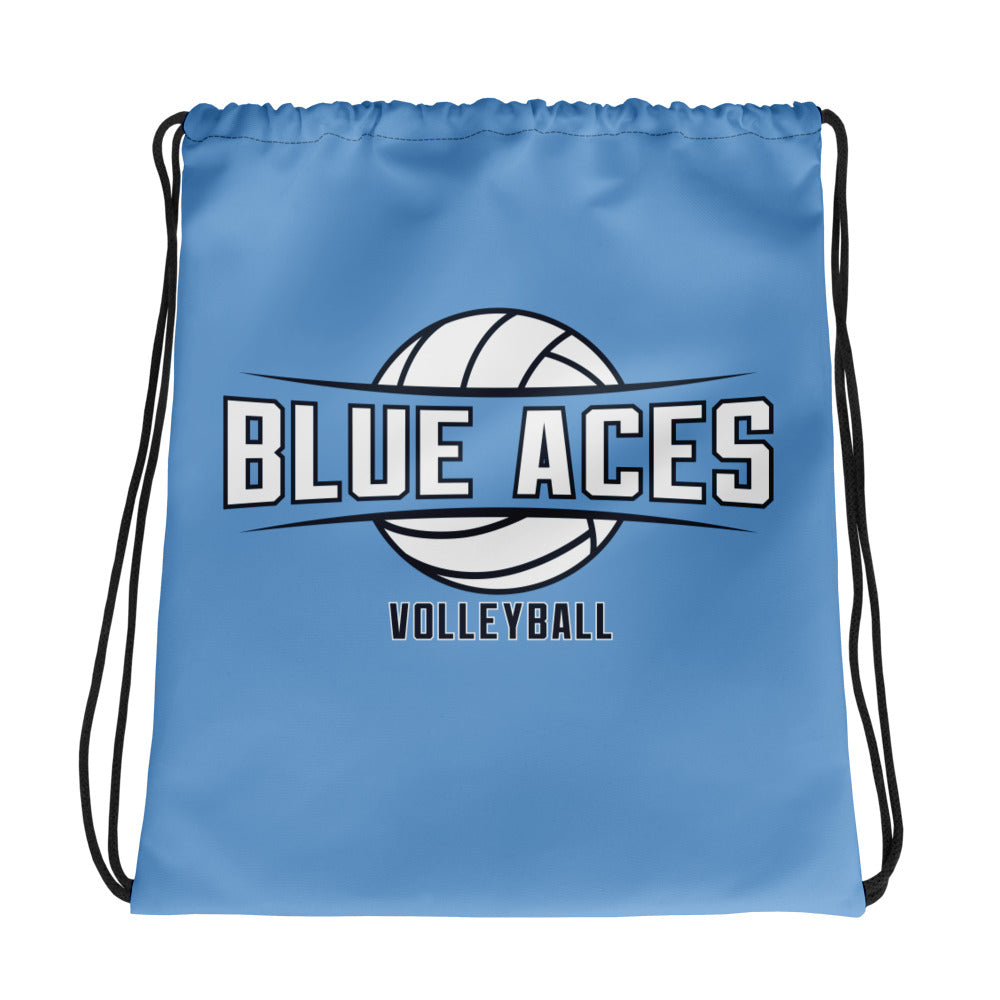 Wichita East High School Volleyball Drawstring bag