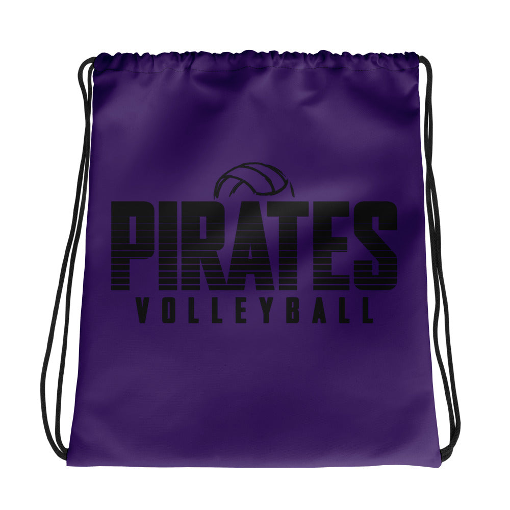 Pirates Volleyball Drawstring bag