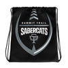 Summit Trail Sabercats Football Drawstring bag