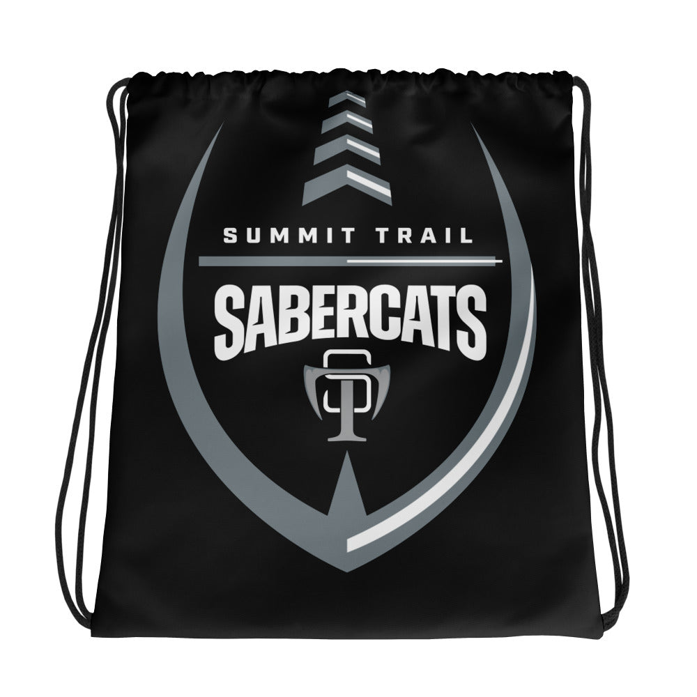 Summit Trail Sabercats Football Drawstring bag