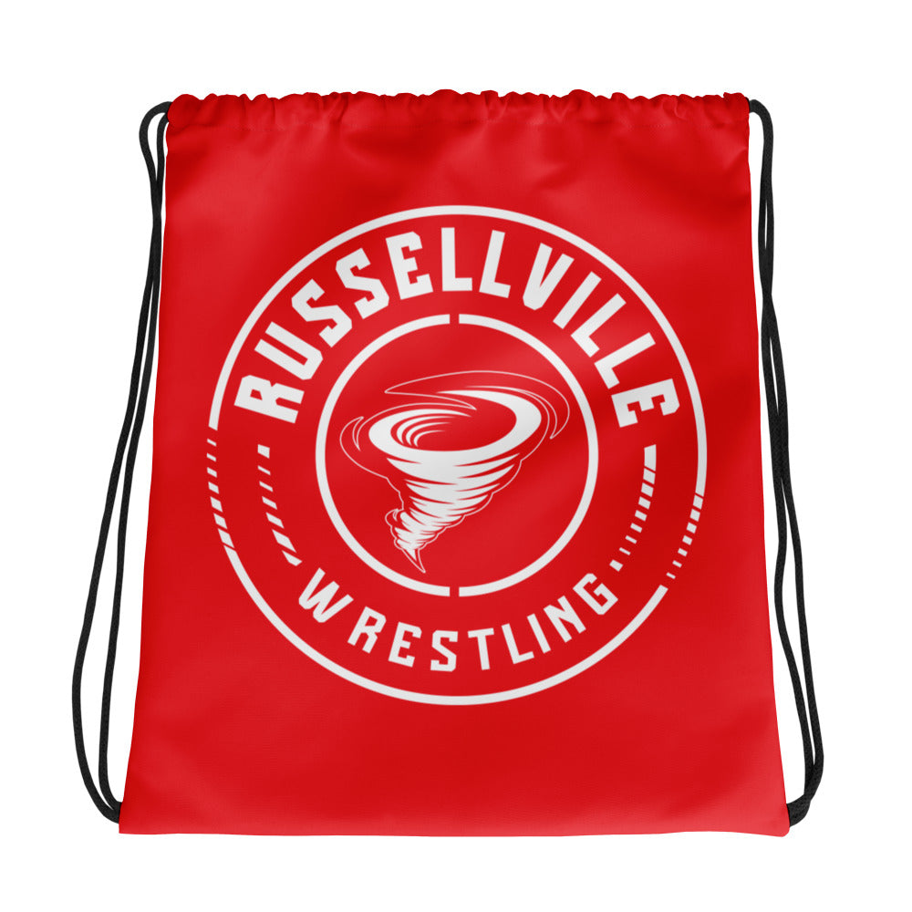 Russellville High School Crusaders Wrestling Drawstring Bag