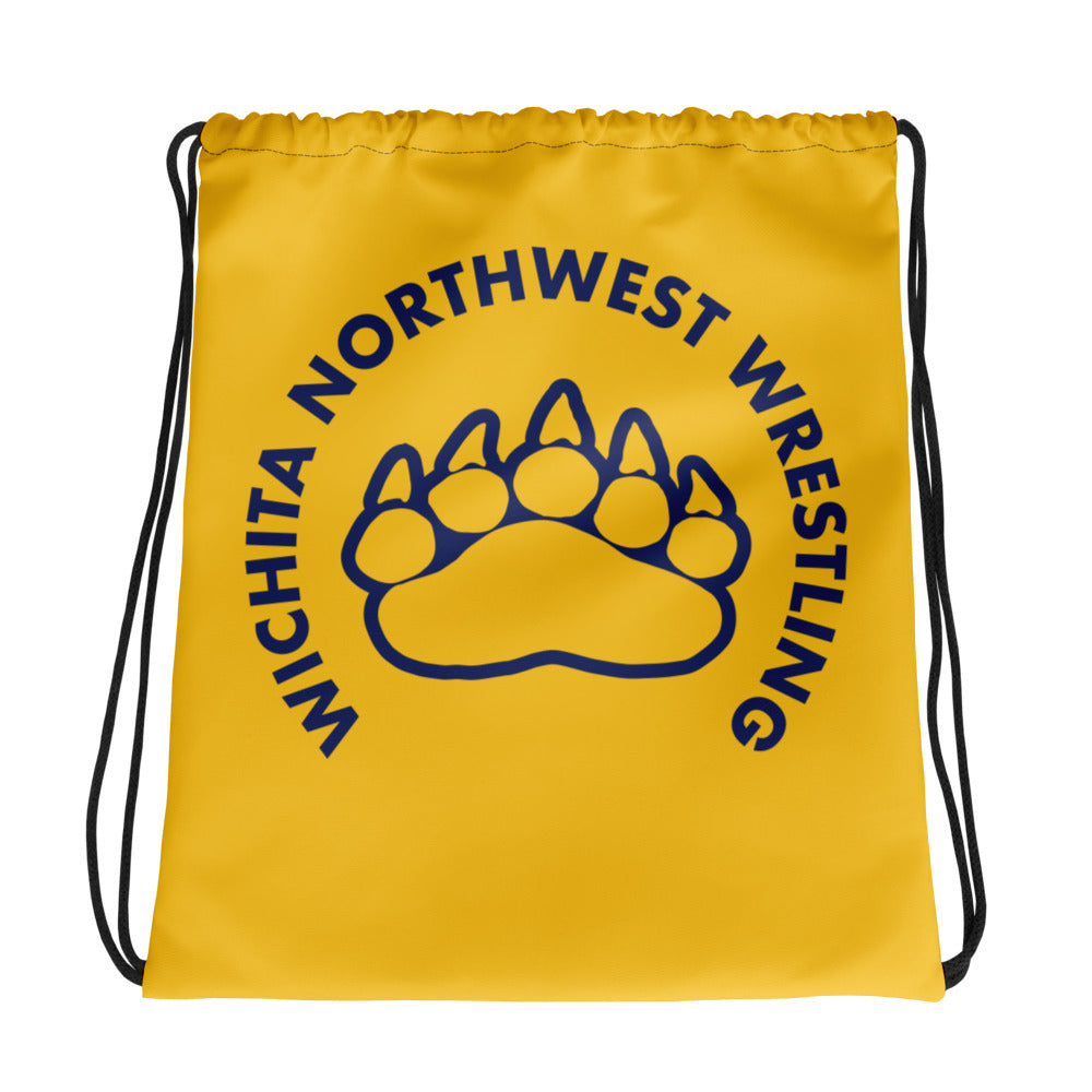 Wichita Northwest High School Wrestling All-Over Print Drawstring Bag