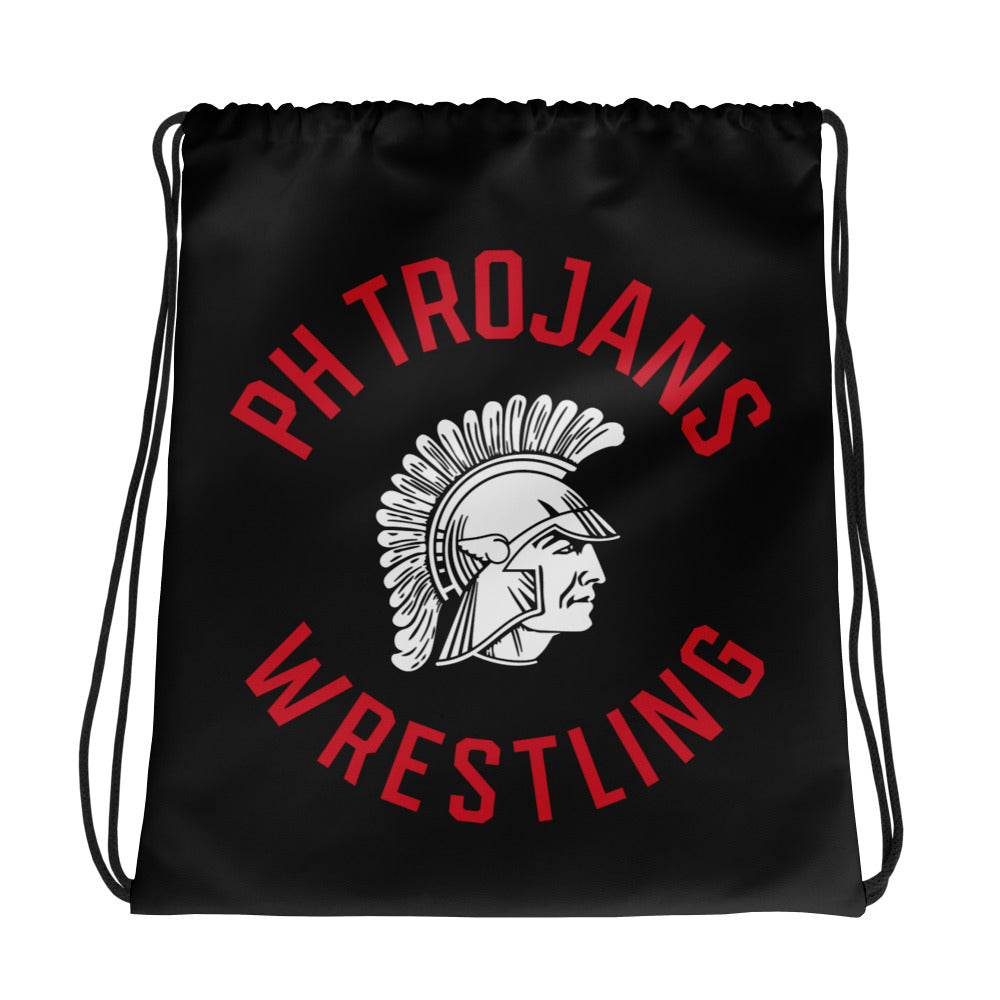 Park Hill Wrestling All-Over Print Drawstring Bag