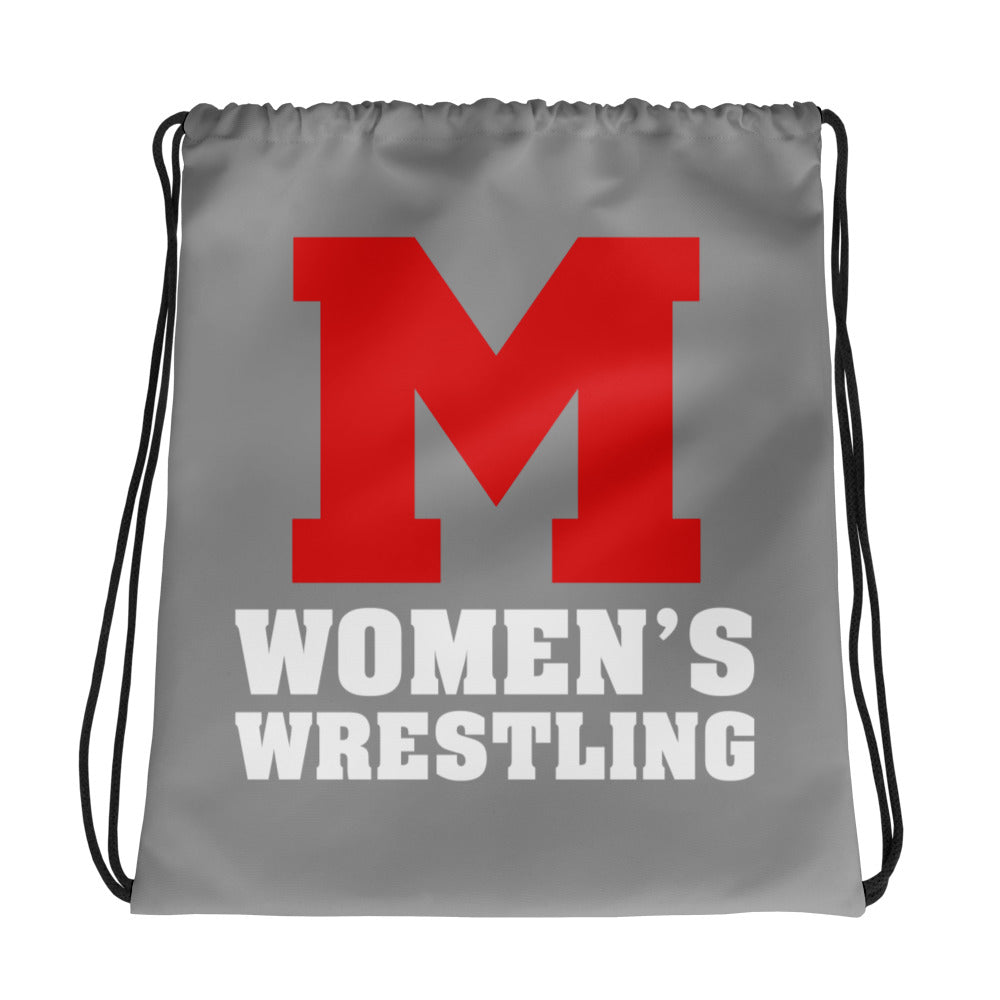M Women’s Wrestling Drawstring bag