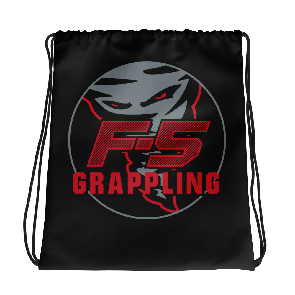F-5 Grappling Tornado Drawstring bag