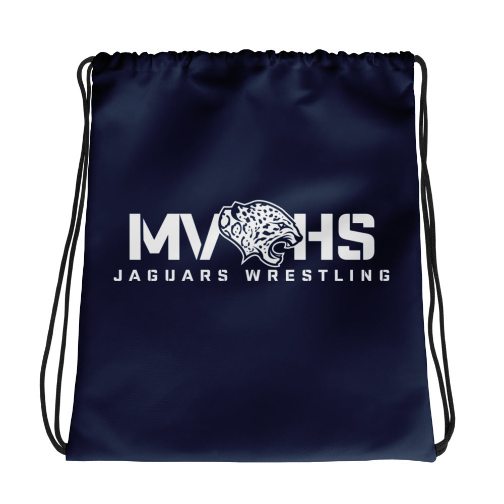 Mill Valley Wrestling All-Over Print Drawstring Bag