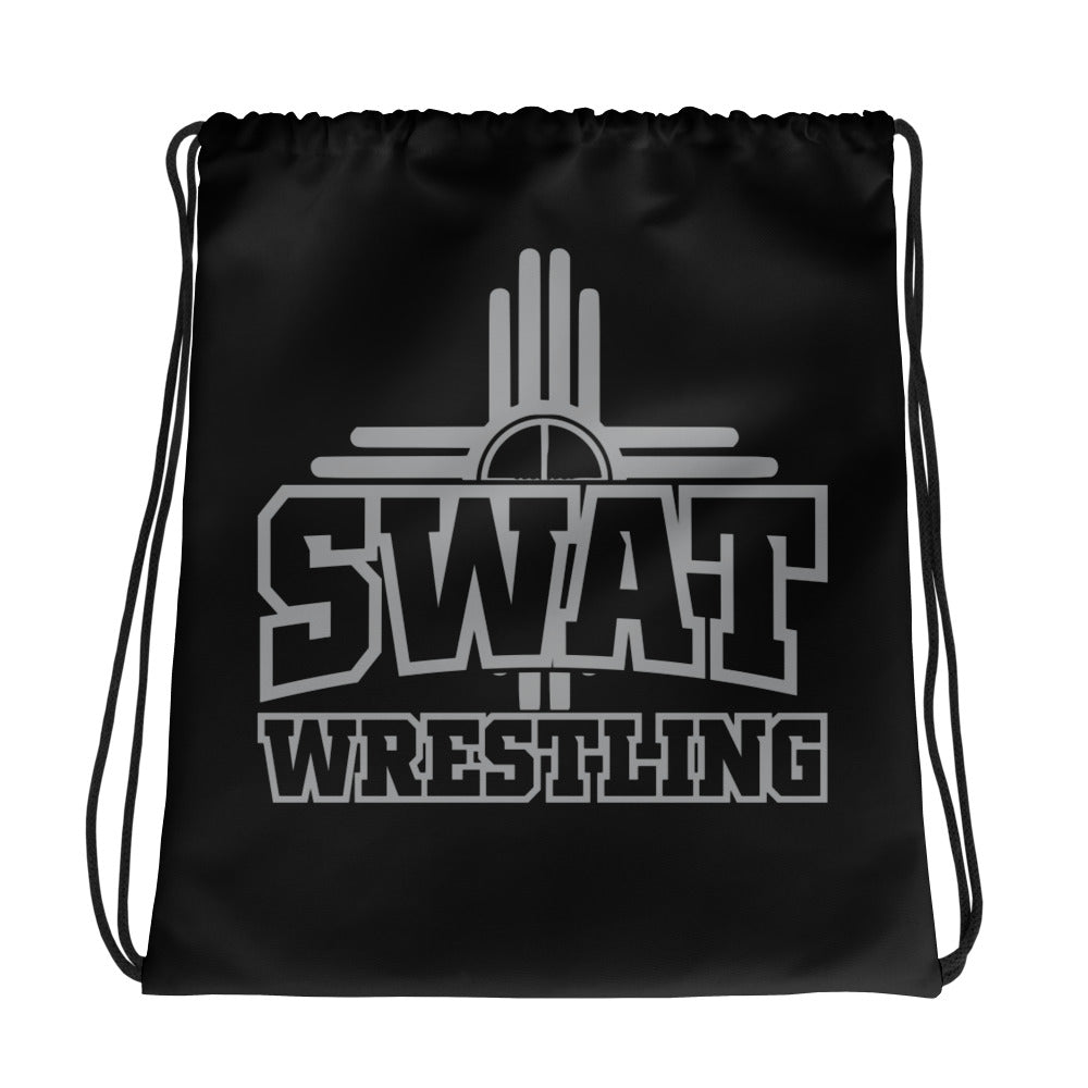 Las Vegas Youth Wrestling SWAT Wrestling All-Over Print Drawstring Bag