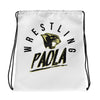 Paola Wrestling All Over Print Drawstring Bag