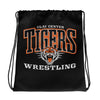 Clay Center Community HS Wrestling All-Over Print Drawstring Bag