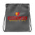 Labette County Wrestling Grizzlies All-Over Print Drawstring Bag