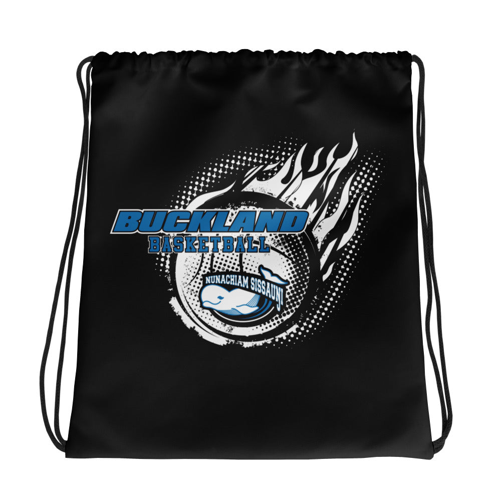 Buckland Basketball All-Over Print Drawstring Bag