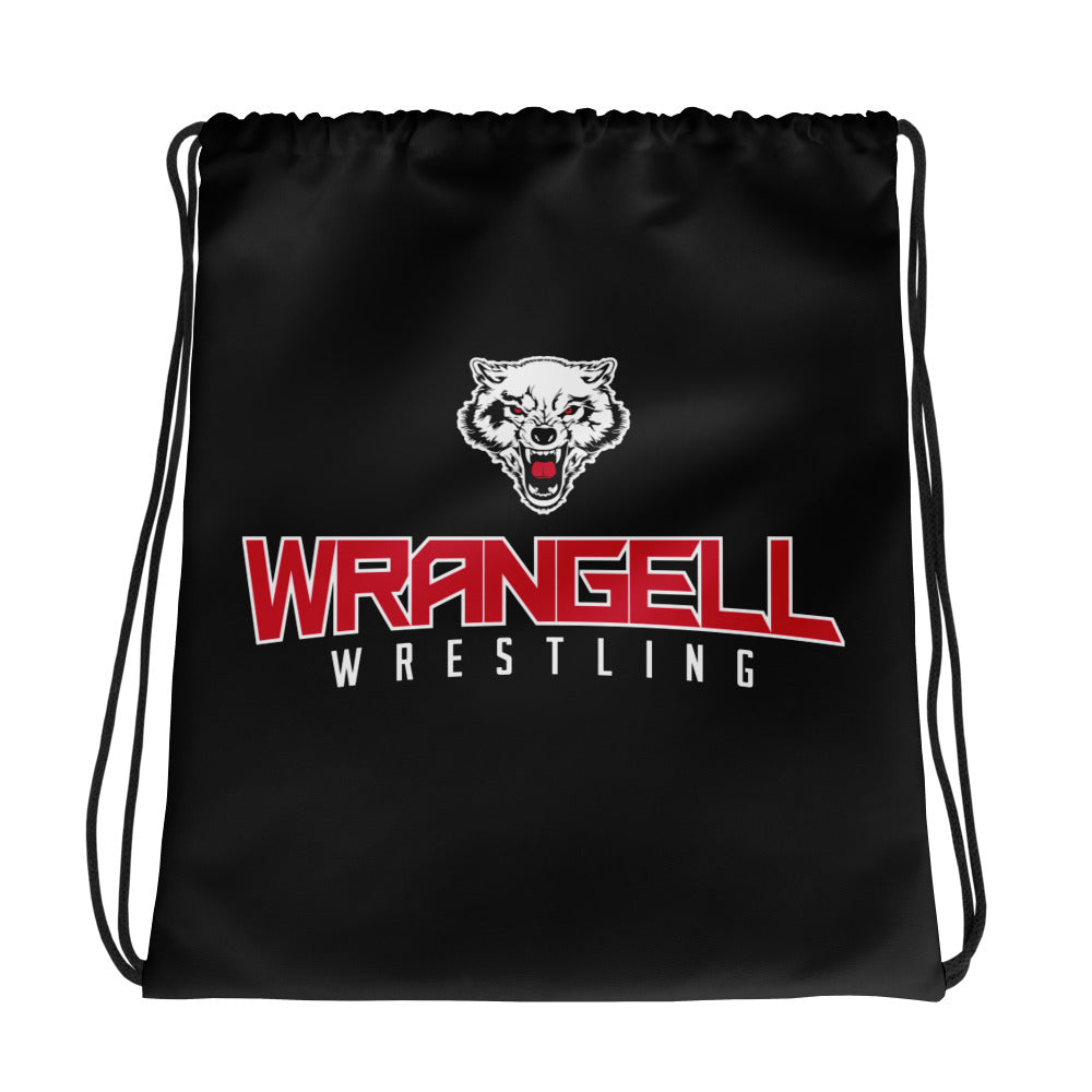Wrangell Wrestling All-Over Print Drawstring Bag